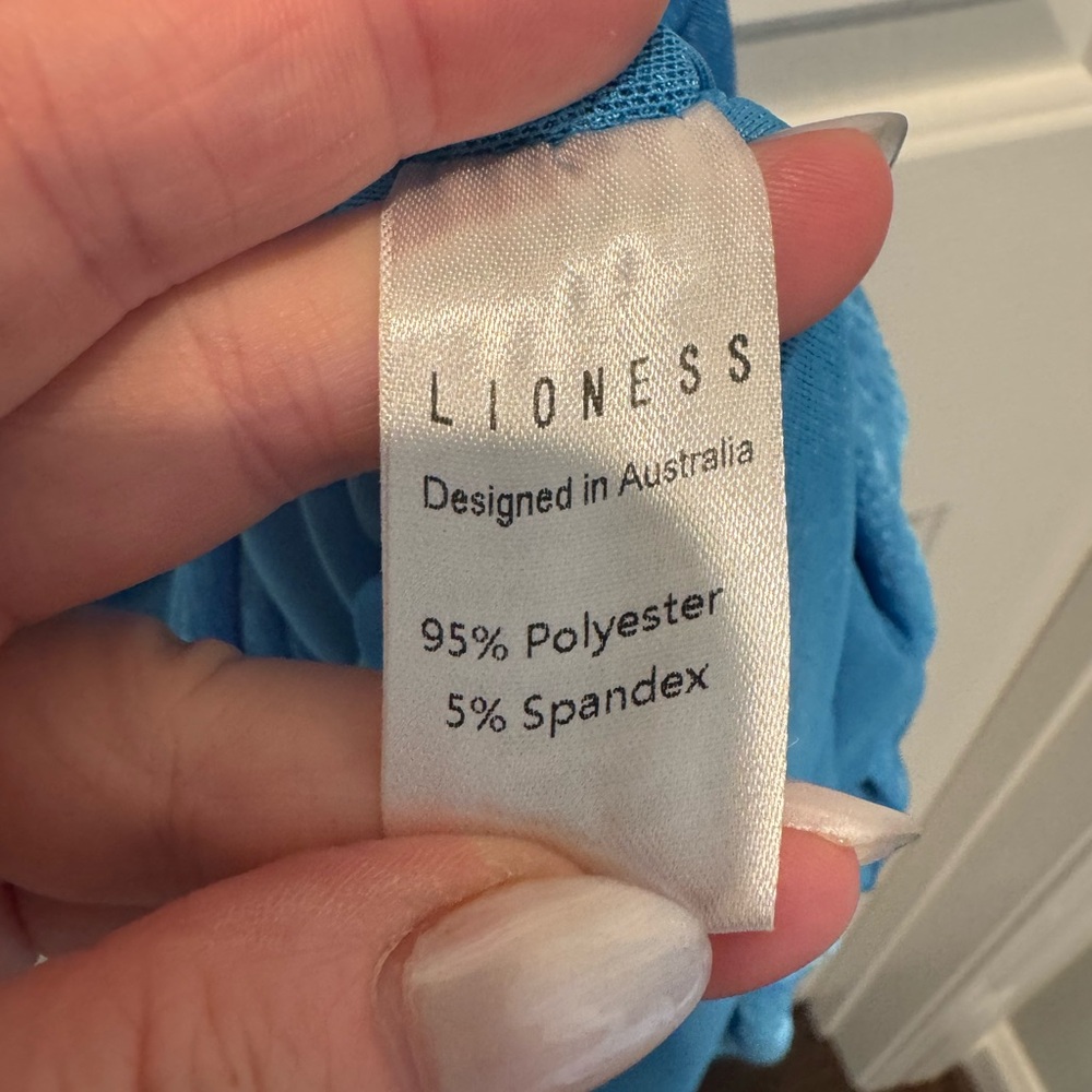Lioness Elegant Blue One-Shoulder Dress Size XXL - Picture 7 of 10